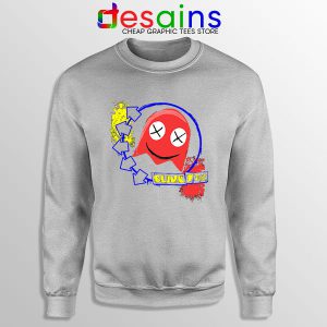Best Blink 182 Game SPort Grey Sweatshirt Blinky Pac Man