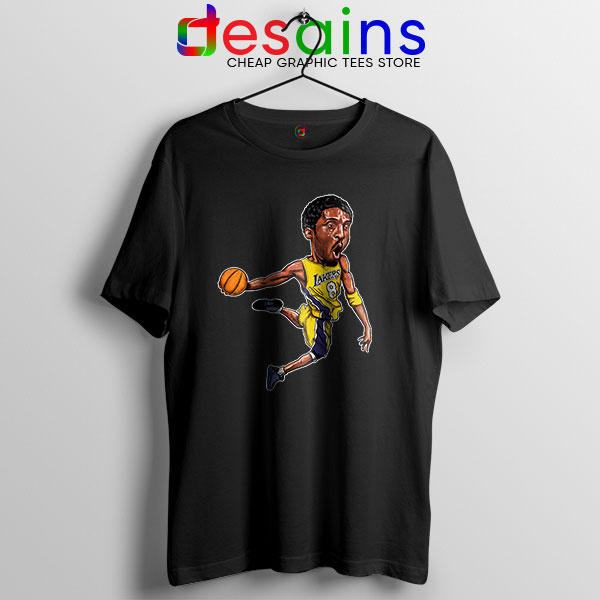Best Kobe Bryant Game Dunk Black T Shirt NBA Lakers