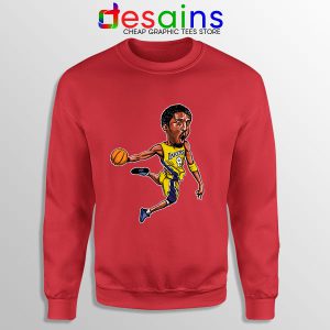 Best Kobe Bryant Game Dunk Red Sweatshirt NBA Lakers