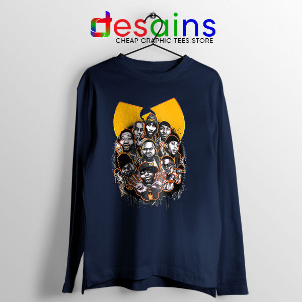 Best Wu Tang NY Yankees Long Sleeve Tee Baseball Team 