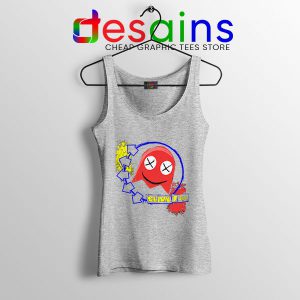 Buy Blink 182 Game Sport Grey Tank Top Blinky Pac Man