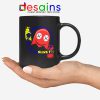 Cheap Blink 182 Game Mug Blinky Pac Man