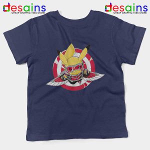 Funny The Falcon Pikachu Navy Kids Tee Pokemon