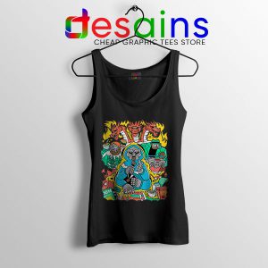 MF Doom Comic Black Tank Top Celebrity Rapper