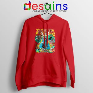 MF Doom Comic Red Hoodie Celebrity Rapper