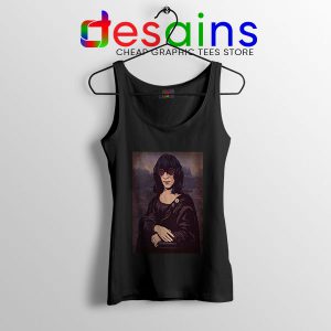 New Wave Mona Lisa Black Tank Top Ramona