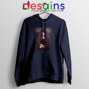 New Wave Mona Lisa Navy Hoodie Ramona