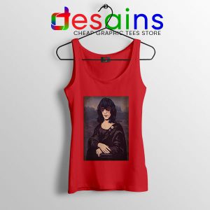 New Wave Mona Lisa Red Tank Top Ramona