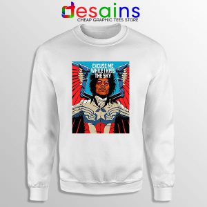 Purple Haze Kiss the Sky Sweatshirt Jimi Hendrix