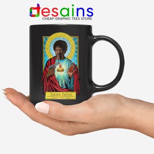 Saint Jules Pulp Fiction Black Mug Jesus Christ