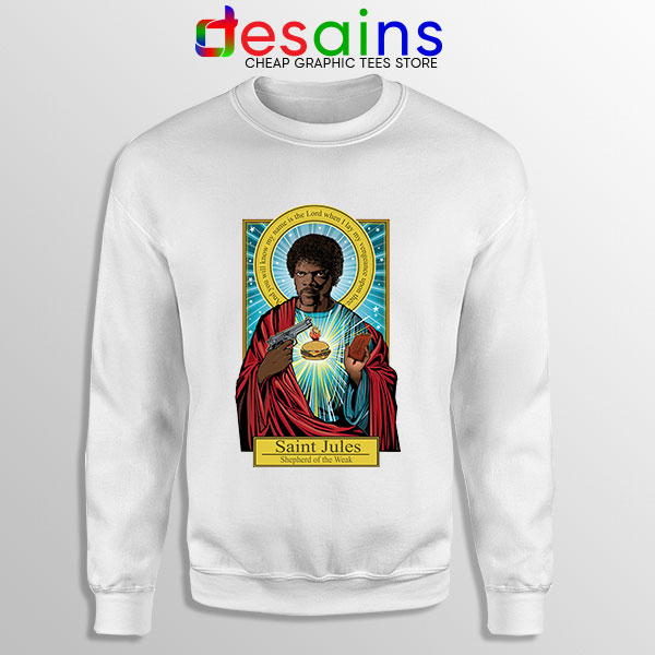 Saint Jules Pulp Fiction Sweatshirt Jesus Christ