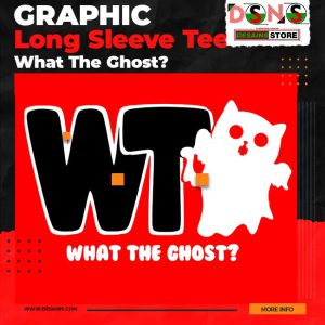 What The Ghost Graphic Long Sleeve Tee