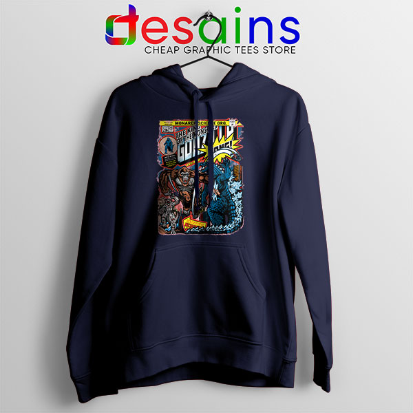 Best Titans Godzilla vs Kong Navy Hoodie The Monsters