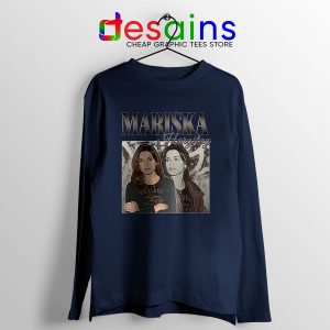 Buy Mariska Hargitay Merch Navy Long Sleeve Tee Law and Order Svu