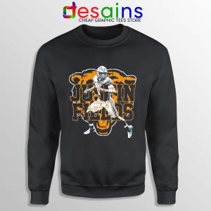 Cheap Justin Fields NFL Black Sweatshirt Chicago Bears