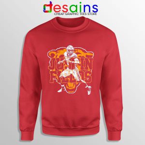 Cheap Justin Fields NFL Red Sweatshirt Chicago Bears