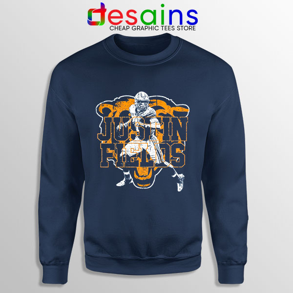 Cheap Justin Fields NFL Sweatshirt Chicago Bears
