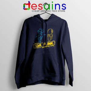 Daft Punk Star Wars Navy Hoodie My The Force Be With You