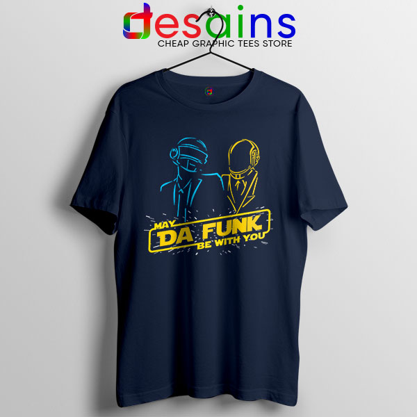 Daft Punk Star Wars Navy T Shirt My The Force Be With You