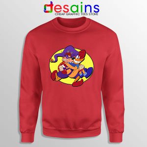 Darkwing Duck Quackerjack Red Sweatshirt Ratcatcher