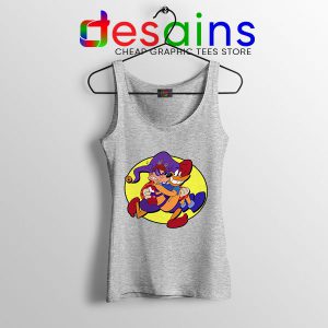 Darkwing Duck Quackerjack Sport Grey Tank Top Ratcatcher