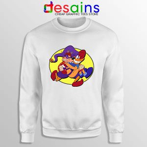 Darkwing Duck Quackerjack White Sweatshirt Ratcatcher