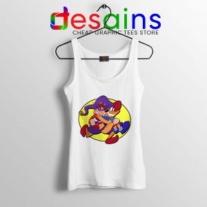 Darkwing Duck Quackerjack White Tank Top Ratcatcher