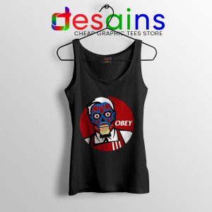 Funny Obey KFC Skull Tank Top Face Bones Logo