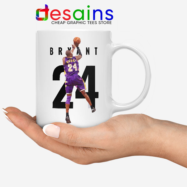 Kobe Bryant 24 Best Dunk White Mug Legend NBA