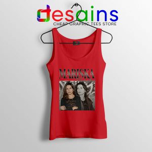 Mariska Hargitay Merch Red Tank Top Law and Order Svu