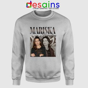 Mariska Hargitay Merch Sport Grey Sweatshirt Law and Order Svu