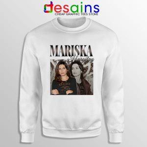 Mariska Hargitay Merch White Sweatshirt Law and Order Svu