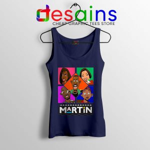 Martin TV Show Characters Navy Tank Top Sitcom