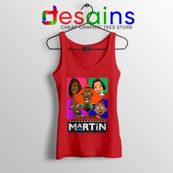 Martin TV Show Characters Red Tank Top Sitcom