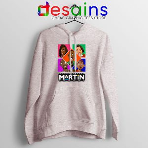 Martin TV Show Characters Sport Grey Hoodie Sitcom