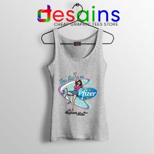 Pfizer This Girl Is On SPort Grey Tank Top Stephanie Miller Show