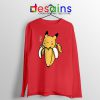 Pikachu Memes Banana Long Sleeve Tee Cute Pokemon