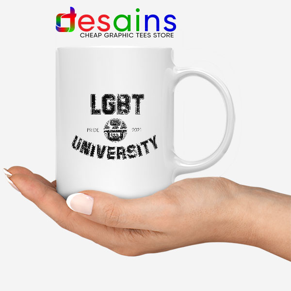 Pride LGBT University White Mug Queer LGBTQ