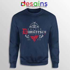 Resident Evil Village Wine Navy Sweatshirt Dimitrescu