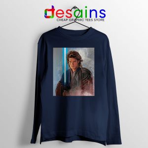 Star Wars Chosen One Navy Long Sleeve Tee Jedi