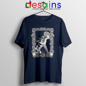 Thor God of Protection Navy T Shirt Norse Mythology