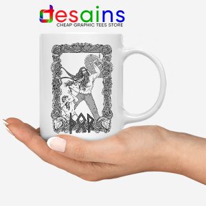 Thor God of Protection White Mug Norse Mythology