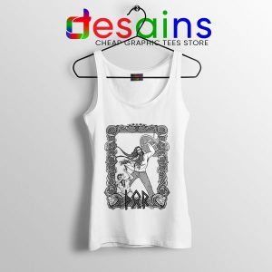 Thor God of Protection White Tank Top Norse Mythology