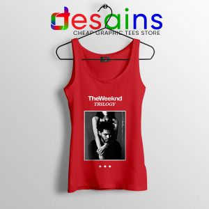 Trilogy The Weeknd Album Cover Red Tank Top XO Merch