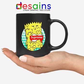 Bart Simpson in Fashion Black Mug The Simpsons