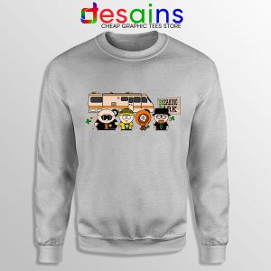 Breaking Bad Characters Animated Sport Grey Sweatshirt South Park