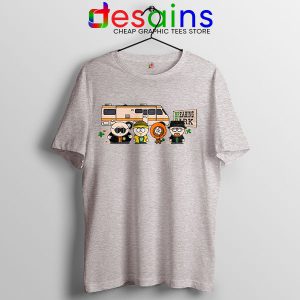 Breaking Bad Characters Animated Sport Grey T Shirt South Park