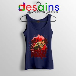 Chester Bennington Best Merch Navy Tank Top Linkin Park