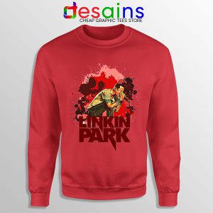 Chester Bennington Best Merch Red Sweatshirt Linkin Park