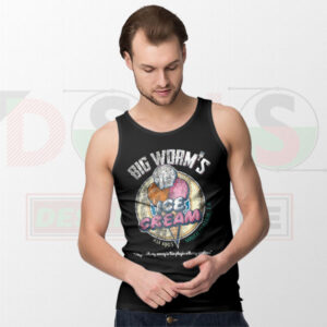 Friday Movie Parody Big Worm Ice Cream Tank Top